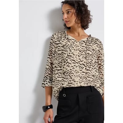 Gedessineerde chiffontuniek