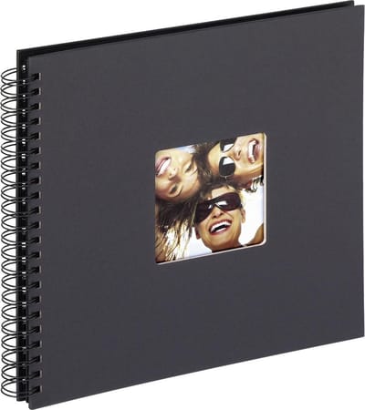 Walther SA-110-B Fun - Spiraal album - Formaat 30 x 30 cm - Zwart