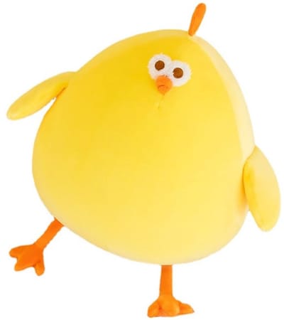 Dailygoods- Pluche Kip 38 cm - Superzacht Knuffel Dier - Gevuld Speelgoed - Simulatie Moeder Kip - Perfect Cadeau voor Kinderen - Makkelijk te Reinigen - Knuffelkip