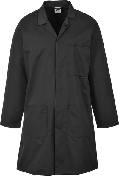 Portwest Standaard Stof- of labojas 2852 - Zwart - L