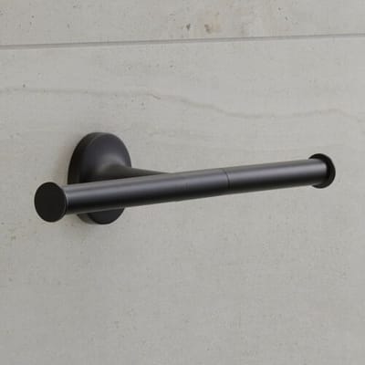 Duravit Starck T dubbele closetrolhouder 25,5x7,6x5cm mat zwart