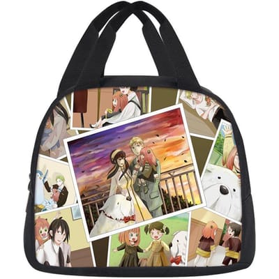SPY × FAMILY lunchtas veelzijdig cartoon grote capaciteit nieuw item, beste cadeau voor jongens en meisjes op schoolverjaardagen