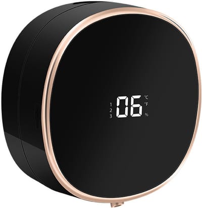Zeepdispenser - Zeeppompje - Automatische Zeepdispenser - handzeepdispenser - contactloos - USB C oplaadbaar - aan de muur - voor badkamer - keuken - zwart