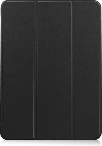 Hoesje - Geschikt voor Apple iPad Air 6 (2024) - 11 inch - 6e Generatie - M2 - Dun & Stevig - Trifold Bookcase - Hard Cover Case - Met Uitsparing Geschikt voor Apple Pencil - Hardcover Book - Tablet Hoes - Zwart
