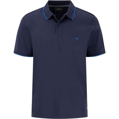 Fynch-Hatton Polo Interlock Subtle Tipping Contrast Navy / male