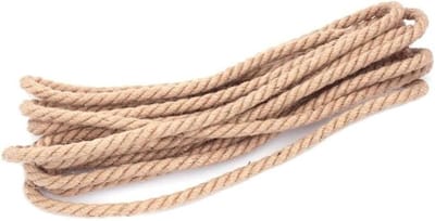Jute touw - Hennep touw - Tuinieren en decoratie - Natuurlijke vezels - 10 mm x 30 m - Bruin
