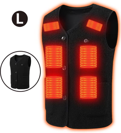 Bovista Verwarmde Bodywarmer - Heated Vest - Elektrische Bodywarmer - Extra Warm - Maat L - Zwart