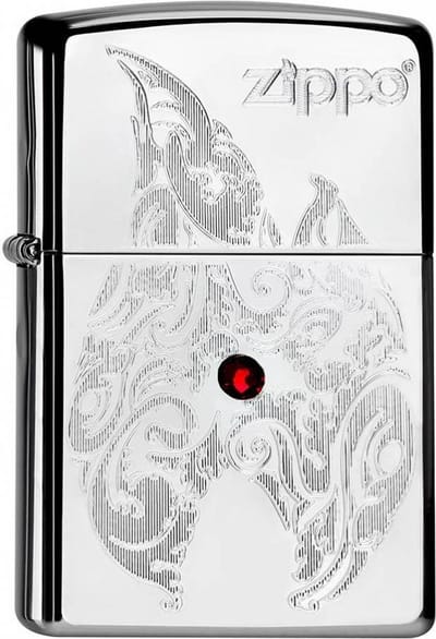 Aansteker Zippo Flame with Crystal