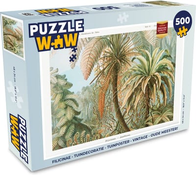 Puzzel Vintage - Oude meesters - Varens - Planten - Natuur - Legpuzzel - Puzzel 500 stukjes