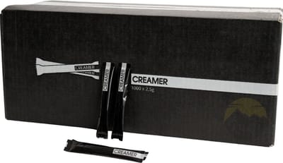 KURTT Creamersticks 1000 stuks, 2,5 - speciaal verpakt voorkomt luchtvochtigheid in sticks, Ideaal voor op kantoor