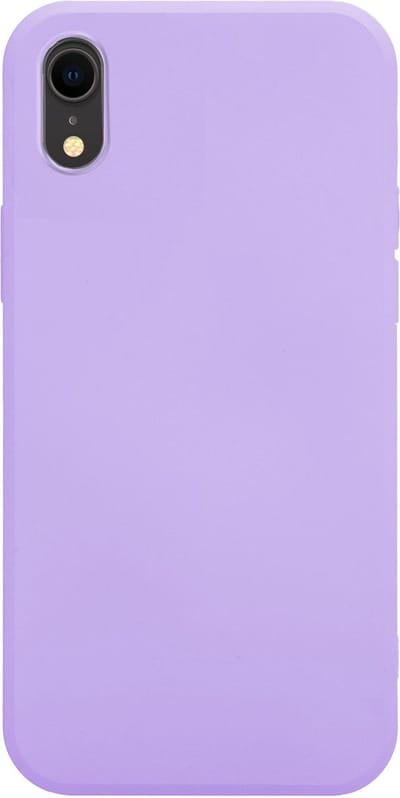 xoxo Wildhearts siliconen hoesje geschikt voor iPhone XR - Paars gekleurd hoesje - Pantone kleur - Backcover - verkrijgbaar in verschillende kleuren - Paars