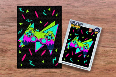Puzzel Gamen - Controller - Zwart - Legpuzzel - Puzzel 500 stukjes