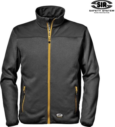 SIR SAFETY DIRECTOR Softshell Werkjas HEREN Veiligheidsjas Grijs - Winddicht - Elastische Boorden - Zakken Met Rits