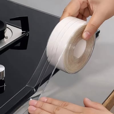 Waterdichte Afdichtingsstrip Transparant Acryl – Schimmelwerende Randsticker voor Keuken & Badkamer – Gootsteen Sealing Tape – 3,2 m x 3,8 cm