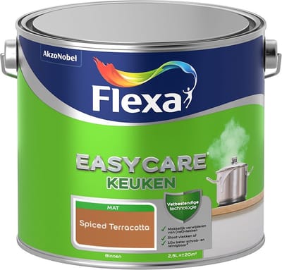 Flexa - Easycare Keuken - Spiced Terracotta - Mengverf - 2,5 L