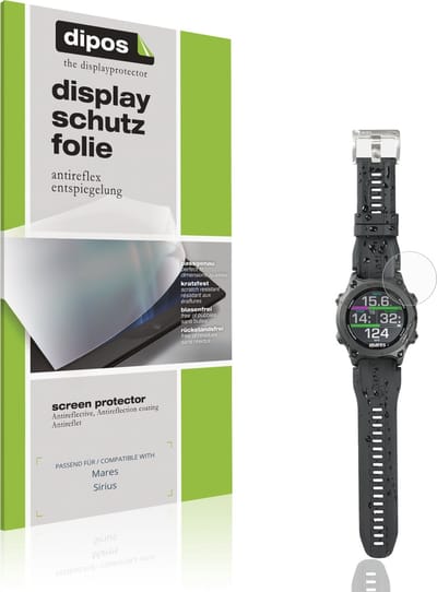 dipos – 6x Matte Beschermfolie geschikt voor Mares Sirius | Krasbestendige & antireflecterende Screenprotector Ultra-Thin