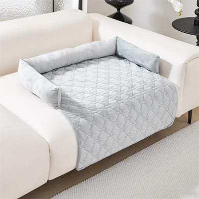 Dik Fluweel Huisdieren Kussen Bankmat Antislip Ruit Hond Kat Kennel Bankhoes voor Woonkamer Wasbare Bedkussen Beschermer Winter S 75x75CM