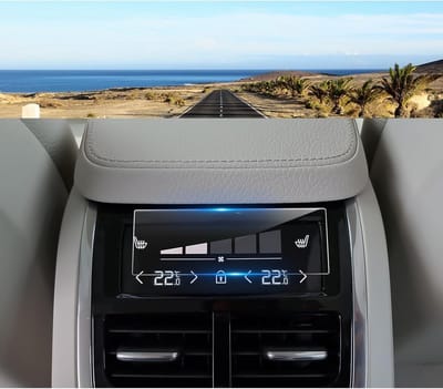 Hoogwaardige Tempered Glass Screen Protector voor Volvo-modellen 2017-2023, 9H Krasbestendig en Ideaal voor Luchtvering en Navigatie