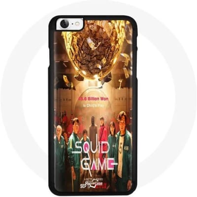 Coque - Squid Game - Iphone 4 - Souple - Noir - Mixte