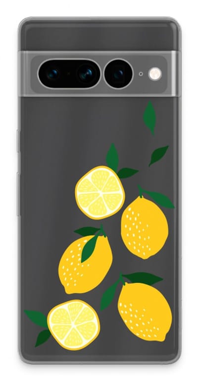 Case Company® - Hoesje geschikt voor Google Pixel 7 Pro hoesje - You're my lemon - Soft Cover Telefoonhoesje - Bescherming aan alle Kanten en Schermrand