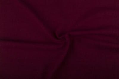 Linnen stof - Bordeaux rood - Gewassen - 10 meter