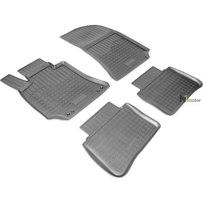 NORM Vloermatten | TPE Rubberen Vloermatten Voor Alle Seizoenen Voor Mercedes E-Klasse W212 / S212 2009-2016 zwart