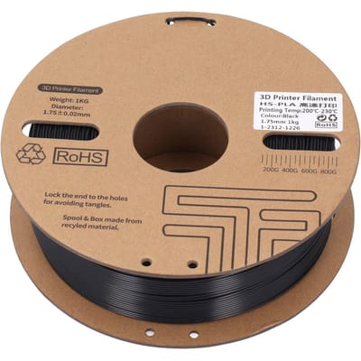 Zwart PLA Plastic Filament 1KG 1.75mm 3D Printer Filament 30?600mm/s Hoge Snelheid Printen Verbruiksartikel beige