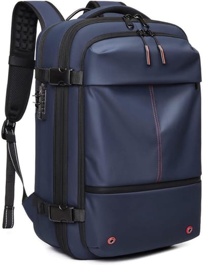 Vacuüm Reisrugzak - Compressie Tas - Ruimte Besparen - Met Pomp - 25-60L Uitbreidbaar - Zwart