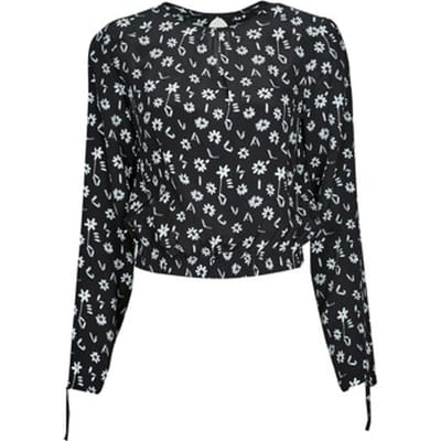 T-shirt court verzamelde bloemen vrouw Desigual