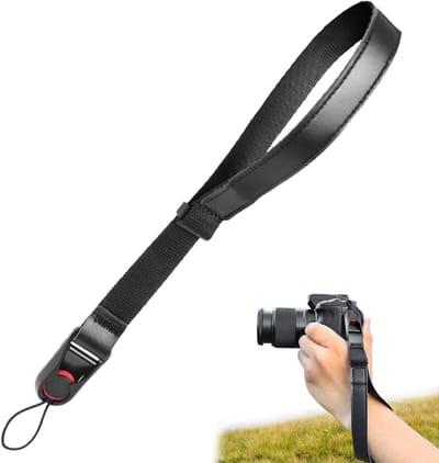 Verstelbare camera polsband van ultralicht nylon, ideaal voor digitale SLR camera's, comfortabel en veilig in gebruik