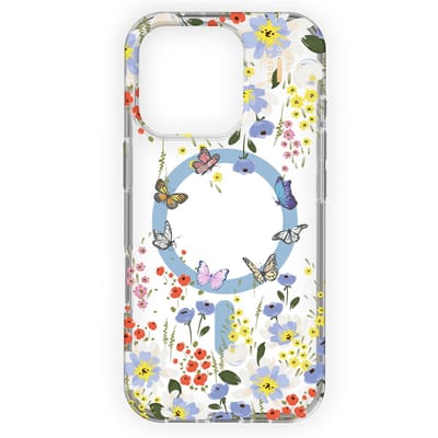iDeal of Sweden Clear Case geschikt voor MagSafe geschikt voor iPhone 16 Pro - Artistic Garden