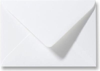 Cards & Crafts 50 Luxe Enveloppen - 14x9 cm - Wit - 110gsm - 140x90mm