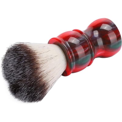Blaireau de rasage professionnel pour hommes, brosse de nettoyage pour poils du visage pour salon de coiffure, maison gray