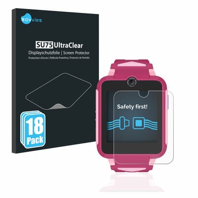 Savvies - Screenprotector voor TCL Movetime Family Watch MT42X - Folie Beschermfolie transparant 18 Stuks