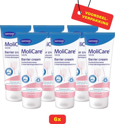 6X Molicare® Skin Barrier Cream - 6 x 200ml - Voordeelverpakking!