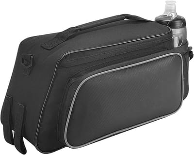 Fietstas Bagagedrager - Achterbank Tas - Fietsen en Kamperen - Sterk Waterbestendig - 40x16x17cm - Zwart
