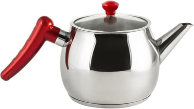 Waterkoker Roestvrij Staal - Kookpan Glasdeksel - Snel Water Koken - Inductie Bodem - 15 Liter - Grijs