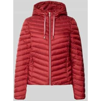 Regular fit gewatteerd jack met capuchonkraag