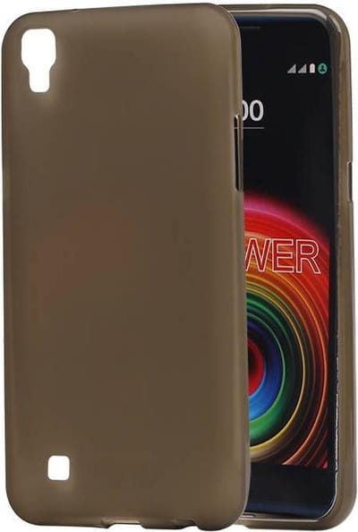 BestCases.nl LG X Power K220 TPU back case hoesje transparant Grijs