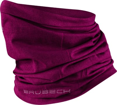 Brubeck | Seamless Nekwarmer/Sjaal/Bandana/Hoofddoek Merino Wol Blend – Ademend, Antibacterieel & Mulesing Free - Paars - S/M