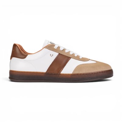 Martinelli Mannen Bruine Leren Sneakers Trainerschoenen - Seaford