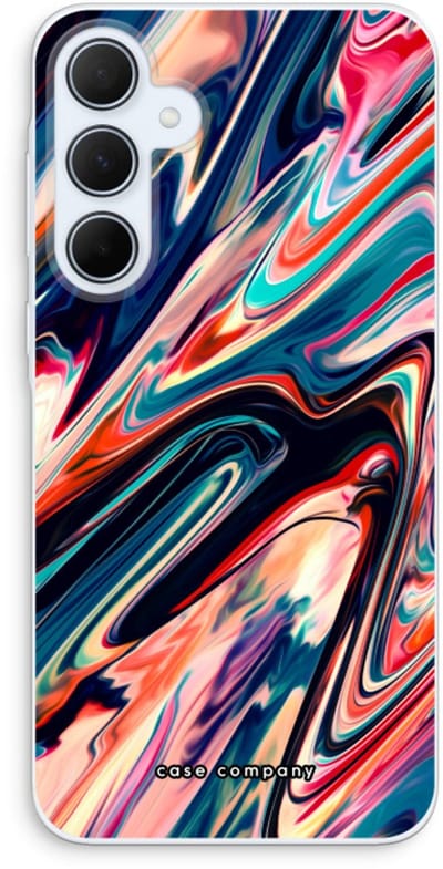 Case Company® - Hoesje geschikt voor Samsung Galaxy A35 hoesje - Quantum Being - Soft Cover Telefoonhoesje - Bescherming aan alle Kanten en Schermrand