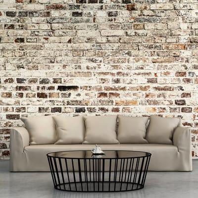 200cm X 140cm - Fotobehang - Indrukwekkende Gevel , stenen, premium print vliesbehang, in 5 maten te koop, voor woonkamer en slaapkamer, instructies bijgevoegd, geen behangtafel nodig