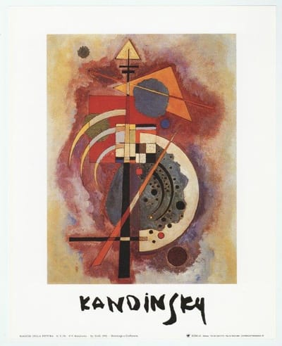 Mini kunstposter - Hommage a Grohmann - Wassily Kandinsky - 24x30 cm
