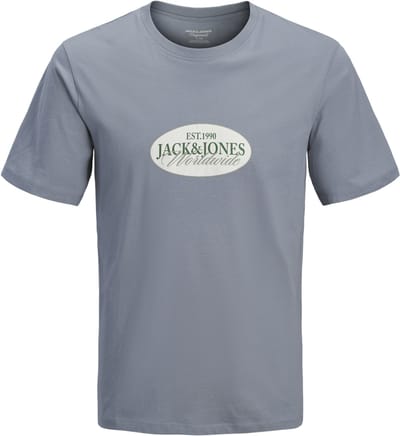 JACK&JONES PLUS - JORCATSKILLS FRONT TEE SS CN FST PLS - Heren - T-shirts