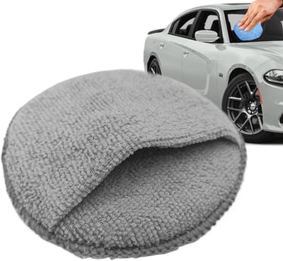 Auto Poets Pad - Detailing Tool - Lak Onderhoud - Ergonomisch Ontwerp - 12.5 cm - Grijs Blauw