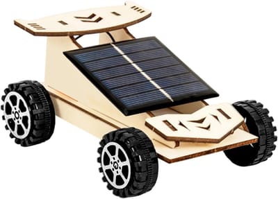 Zonne-energie Kit - Educatief Bouwpakket - STEM Leren - Praktijkgericht Experimenteren - 125 cm - Houtkleurig