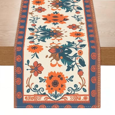 Etnische Stijl Polyester Tafelkleed, Geweven Rechthoekig Keuken Koffietafel Decoratie, voor Thuisbijeenkomsten en Dinerfeesten 150x33cm
