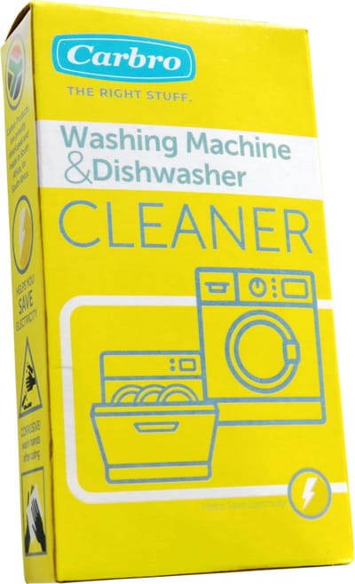 Carbro wasmachine & vaatwasser reiniger en ontkalker - 2 zakjes poeder - 2x 40g machine onderhoud