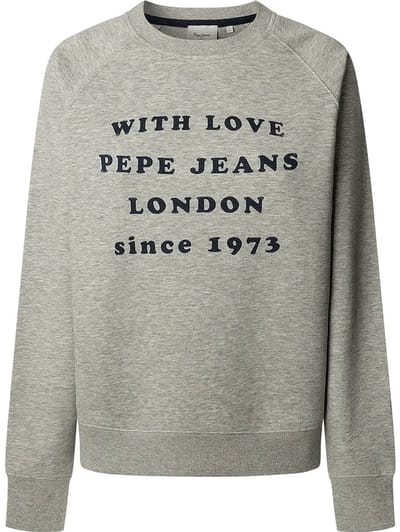 Pepe Jeans Bel Sweatshirt Grijs M Vrouw
